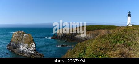 Yaquina Head Lighthouse. Oregon, USA. Stockfoto