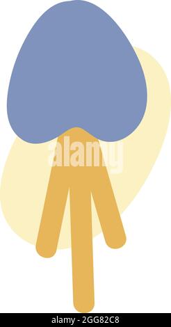 Quallen, Illustration, auf weißem Hintergrund. Stock Vektor