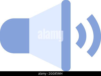 Volumensymbol, Abbildung, auf weißem Hintergrund. Stock Vektor