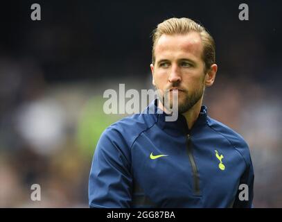 London, Großbritannien. August 2021. 29. August 2021 - Tottenham Hotspur gegen Watford - Premier League Harry Kane von Tottenham während des Premier League-Spiels im Tottenham Hotspur Stadium, London. Bildquelle : Mark Pain/Alamy Live News Stockfoto