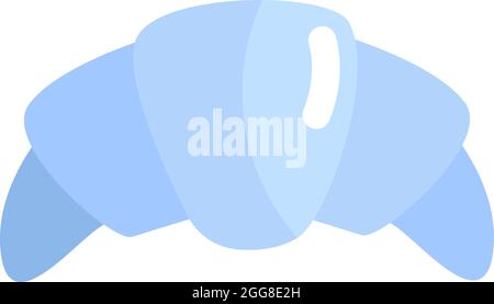 Köstliches Croissant, Illustration, Vektor auf weißem Hintergrund. Stock Vektor