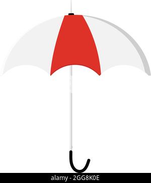 Weiße und rote Reifen, Illustration, Vektor auf weißem Hintergrund. Stock Vektor