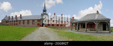 Fort Louisburg, Nova Scotia, Kanada Stockfoto