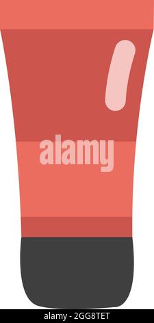 Gesichtscreme, Illustration, Vektor, auf weißem Hintergrund. Stock Vektor