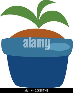 Gartenhobby, Illustration, Vektor, auf weißem Hintergrund. Stock Vektor