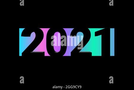 2021-Hintergrunddesign Stockfoto