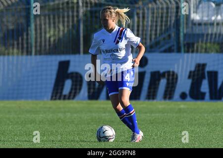 Anna Auvinen von Sampdoria während des Serie-A-Frauenmatches zwischen SS Lazio und Sampdoria im Mirko Fersini-Stadion in Rom, Italien, 29. August 2021. Fotografie01 Stockfoto