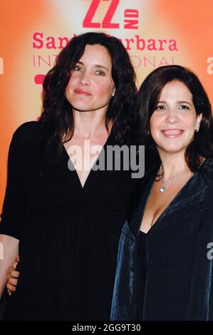 Die Schauspielerin Rachel Shelley und die Regisseurin Se Kramer nehmen an den Red Carpet Ankünften zum Santa Barbara International Film Festival 2007 in Santa Barbara, Kalifornien, Teil. Kredit: Jared Milgrim/Der Fotozugang Stockfoto