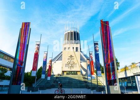 Metropolitan Cathedral of Christ the King in Liverpool Stockfoto