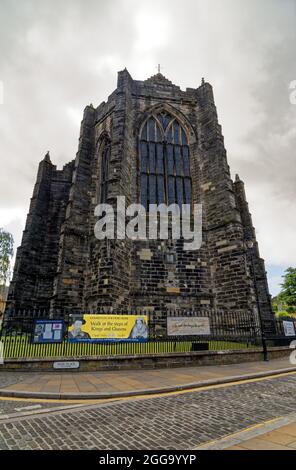 Die mittelalterliche Kirche des Heiligen Rude - Stirling, Schottland, Vereinigtes Königreich - 16. Juli 2021 Stockfoto