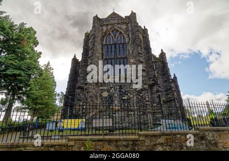 Die mittelalterliche Kirche des Heiligen Rude - Stirling, Schottland, Vereinigtes Königreich - 16. Juli 2021 Stockfoto