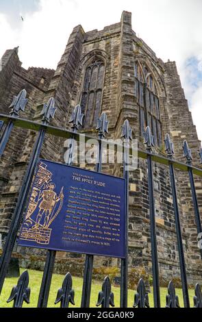 Die mittelalterliche Kirche des Heiligen Rude - Stirling, Schottland, Vereinigtes Königreich - 16. Juli 2021 Stockfoto