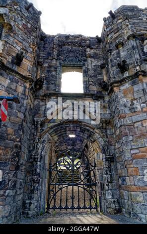 Mar's Wark in der Altstadt von Stirling, Schottland, Vereinigtes Königreich - 16. Juli 2021 Stockfoto