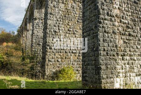 Pontsarn Viadukt in der Nähe von Ponsticill im Brecon Beacons National Park Stockfoto