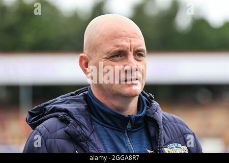 Richard Agar Cheftrainer von Leeds Rhinos in , am 8/30/2021. (Foto von Mark Cosgrove/News Images/Sipa USA) Stockfoto