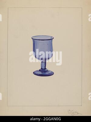 Weinglas, c. 1937. Stockfoto