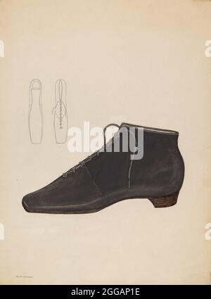 Frauenschuh, c. 1936. Stockfoto