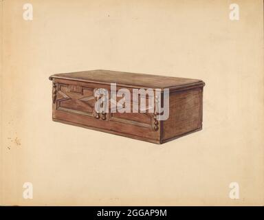 Bible Box, c. 1936. Stockfoto
