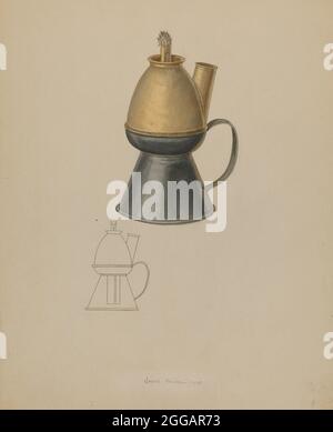 Petticoat-Lampe, 1938. Stockfoto