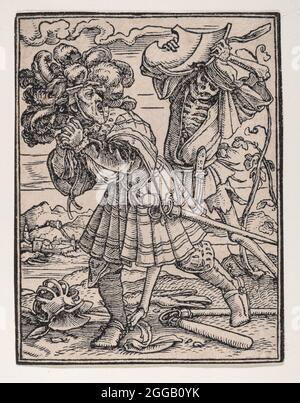 Der Graf, aus dem Totentanz, ca. 1526, veröffentlicht 1538. Stockfoto