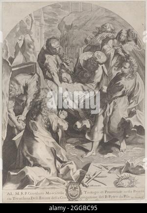 Die Entombment, ca. 1622. Stockfoto