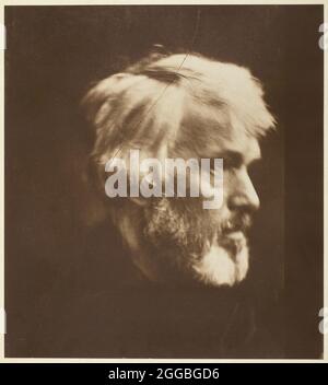 Thomas Carlyle, 1867, gedruckt 1875. Ein Werk aus Carbon-Print. Stockfoto