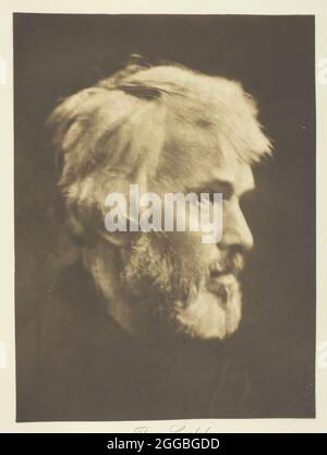 Thomas Carlyle, 1867, gedruckt c. 1893. Eine Arbeit aus Tiefdruck, Platte 8 aus dem Album "Lord Tennyson and his friends" (1893); Ausgabe 138/140. Stockfoto