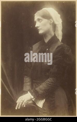Julia Jackson, September 1874. Ein Werk aus Albumin-Druck. Stockfoto