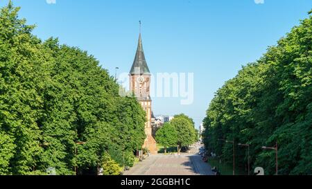 Kathedrale von Königsberg, Denkmal im gotischen Stil in Königsberg, Russland, Stockfoto