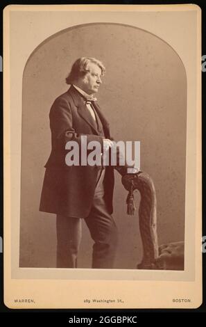 Porträt von Charles Sumner (1811-1874), zwischen 1872 und 1874. Stockfoto