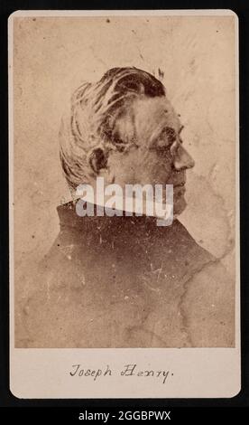 Porträt von Joseph Henry (1797-1878), 4. Dezember 1862. Stockfoto