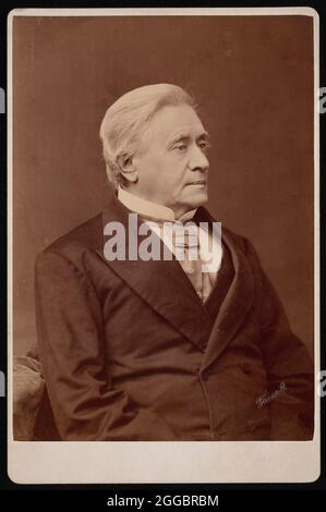 Porträt von Joseph Henry (1797-1878), Dezember 1875. Stockfoto