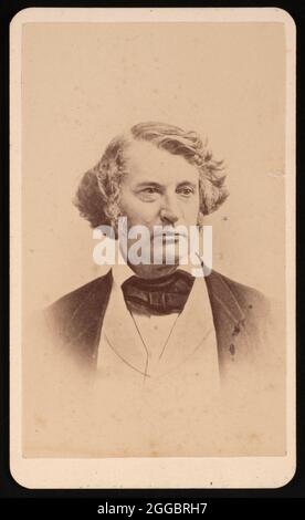 Porträt von Charles Sumner (1811-1874), vor 1874. Stockfoto