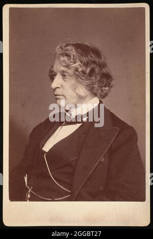 Porträt von Charles Sumner (1811-1874), 1874. Stockfoto