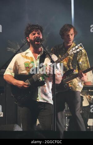 London, Großbritannien. August 2021. Fohlen als Headliner am letzten Tag des All Points East Festivals (APE) im Victoria Park in London. Foto: Richard Gray/Alamy Stockfoto