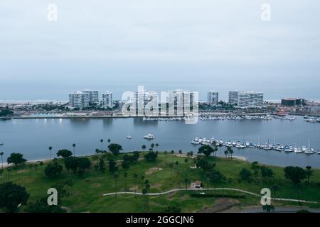 Militärwohnungen der Marine in Coronado hinter dem Golfplatz, San Diego Stockfoto