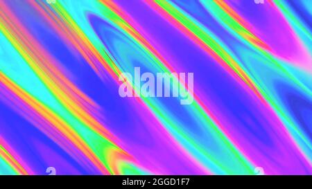 Abstrakter, mehrfarbiger Neon-Hintergrund mit Linien. Stockfoto