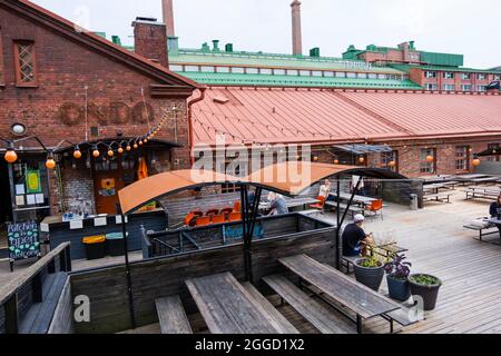 Ravintola Onda, Hämeenkatu, Helsinki, Finnland Stockfoto