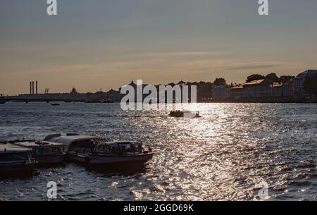 St. Petersburg, Kanäle Stockfoto