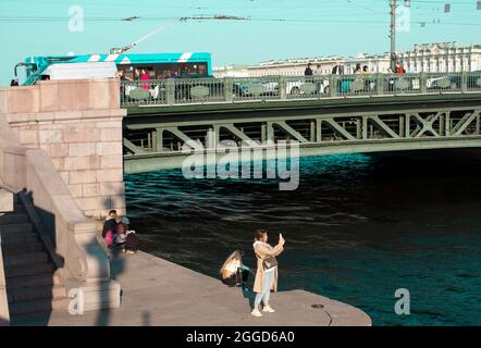 St. Petersburg, Kanäle Stockfoto