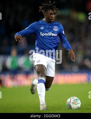Aktenfoto vom 18-12-2019 von Everton's Moise Kean Ausgabedatum: Dienstag, 31. August 2021. Stockfoto