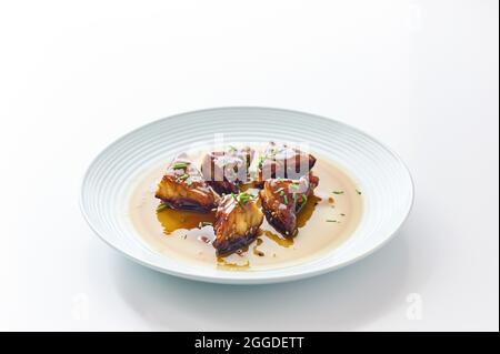 Tempeh in teryaky Sauce Stockfoto