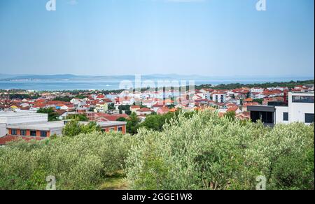 Panorama der Stadt Zadar. Kroatien. Stockfoto