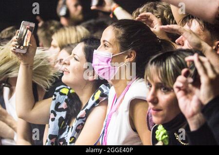 London, Großbritannien, 30. August 2021 - Fohlen beim All Points East Music Festival im Victoria Park in London Credit: Glamourstock/Alamy Live News Stockfoto