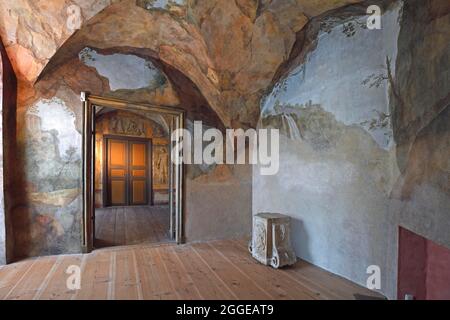 Gewölbekeller, Schloss Rheinsberg, Brandenburg, Deutschland Stockfoto