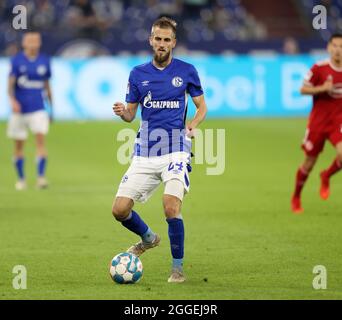 firo: 08/28/2021 Fuvuball: Fußball: 2. Bundesliga, Saison 2021/2022 FC Schalke 04 - Fortuna Dvºsseldorf, Düsseldorf. Dominick Drexler, Einzelkampagne Stockfoto