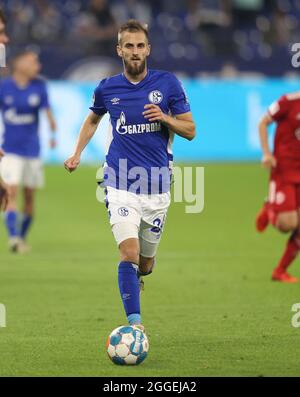 firo: 08/28/2021 Fuvuball: Fußball: 2. Bundesliga, Saison 2021/2022 FC Schalke 04 - Fortuna Dvºsseldorf, Düsseldorf. Dominick Drexler, Einzelkampagne Stockfoto