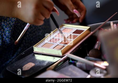 Allgemeine Ansichten des Aufschlags, der für Models und Bräute in London, Großbritannien, verwendet werden kann. Stockfoto