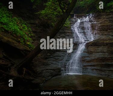 Buttermilk Falls im Cuyahoga Valley National Park, Ohio Stockfoto