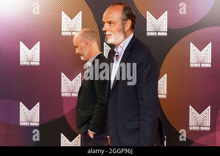 Der ehemalige französische Premierminister und Bürgermeister von Le Havre Edouard Philippe nimmt am 31. August 2021 in Lille, Frankreich, an der Fotoserie des Series Mania Festivals - Day Six Teil. Foto von ABACAPRESS.COM Stockfoto